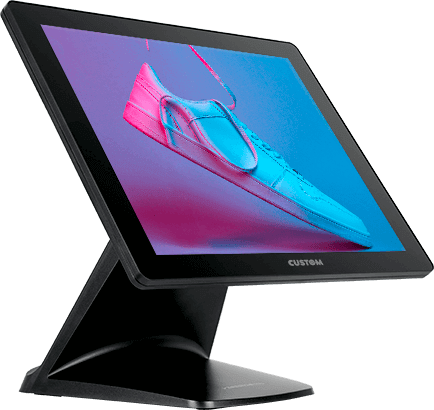 Vista laterale sinistra del PC POS Custom Vision15 PRO