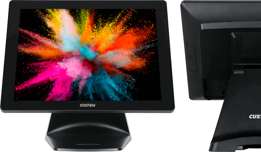 PC POS Vision15 PRO Custom - Vista posteriore