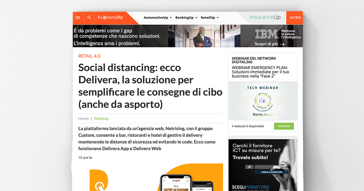 thumb_EconomyUp - Social distancing: ecco Delivera, la soluzione per semplificare le consegne di cibo (anche da asporto)