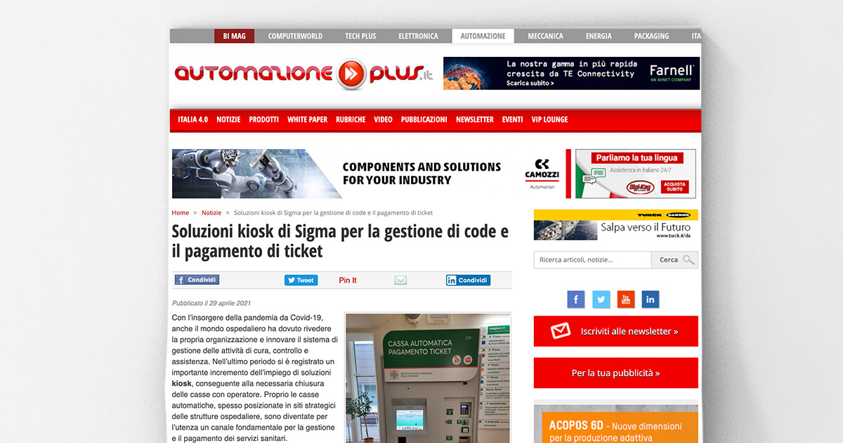 thumb_Automazione Plus - Soluzioni kiosk di Sigma per la gestione di code e il pagamento di ticket