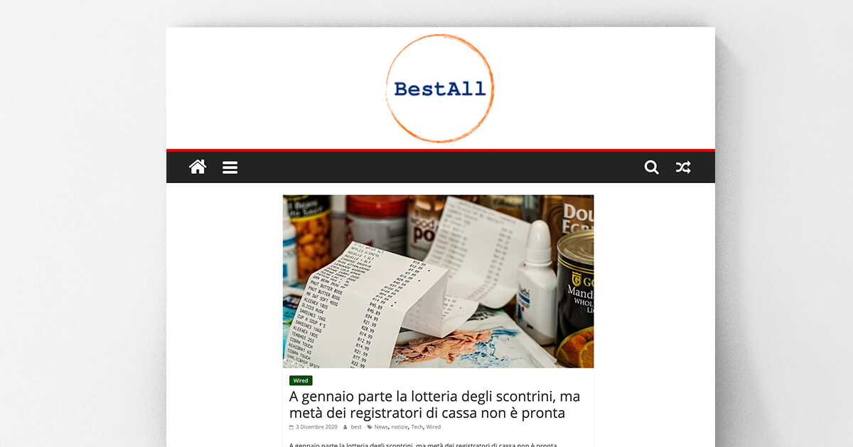 thumb_BestAll - A gennaio parte la lotteria degli scontrini, ma metà dei registratori di cassa non è pronta