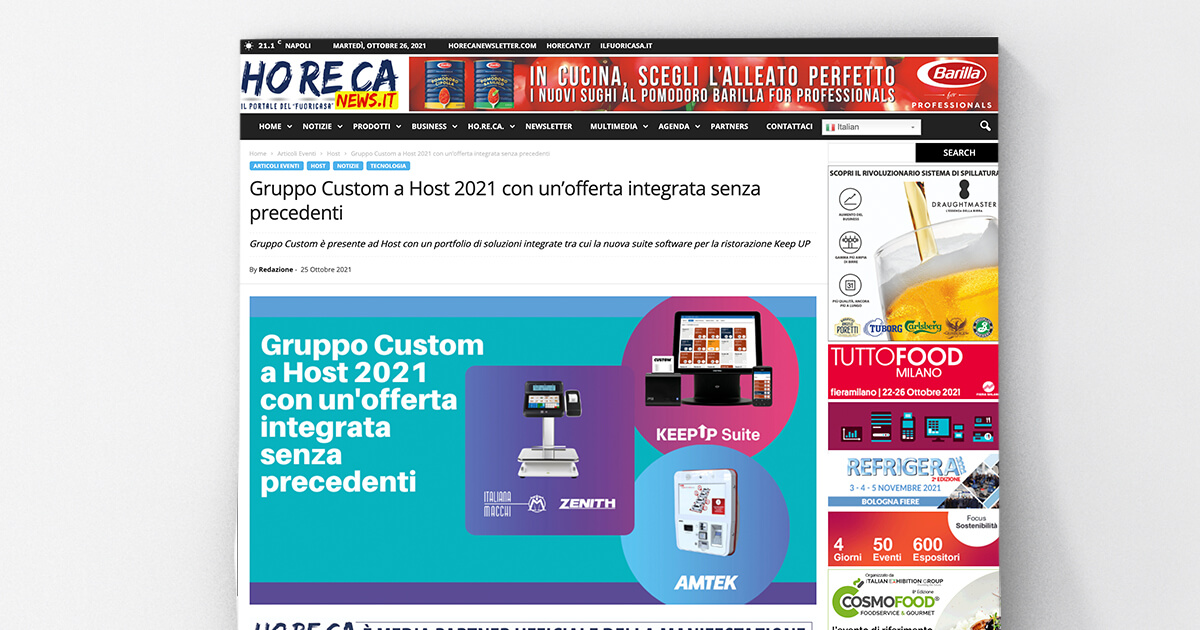 thumb_Horeca News - Gruppo Custom a Host 2021 con un’offerta integrata senza precedenti