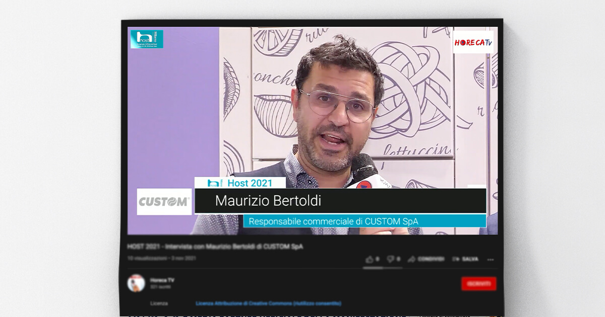 thumb_Horeca TV - Intervista con Maurizio Bertoldi di CUSTOM SpA