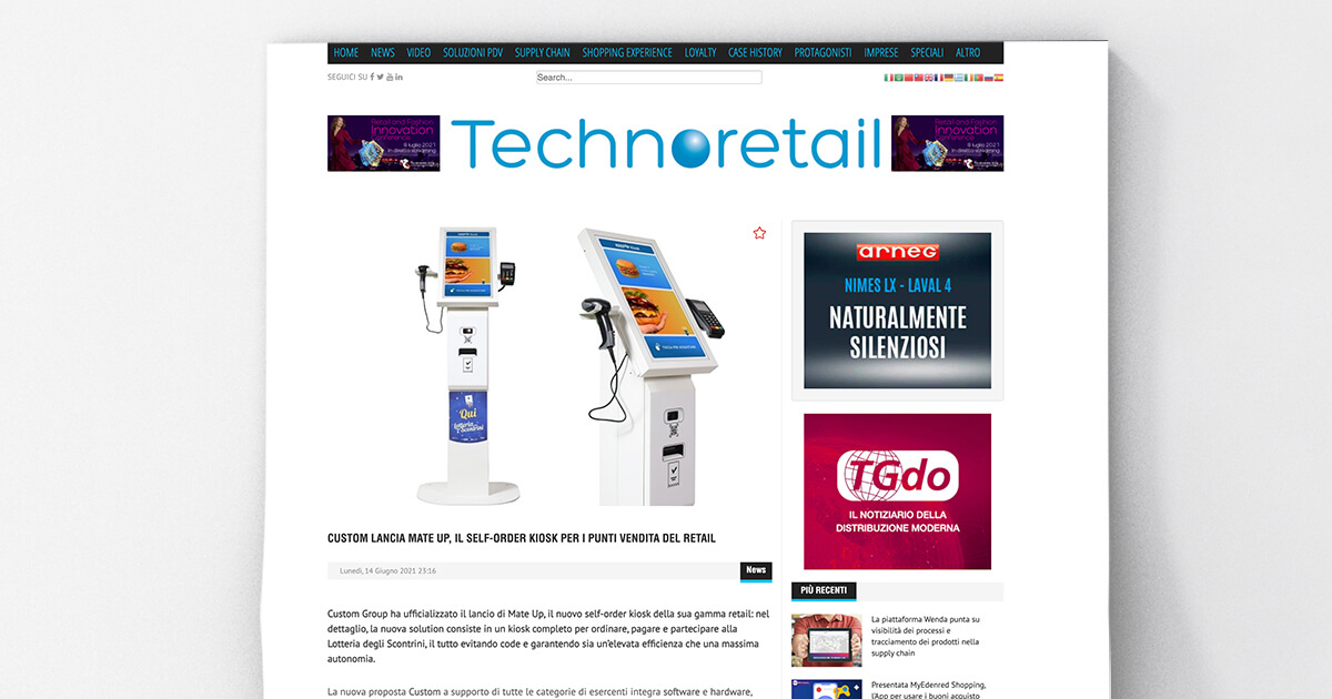 thumb_Technoretail - Custom lancia mate Up, il self-order kiosk per i punti vendita del retail