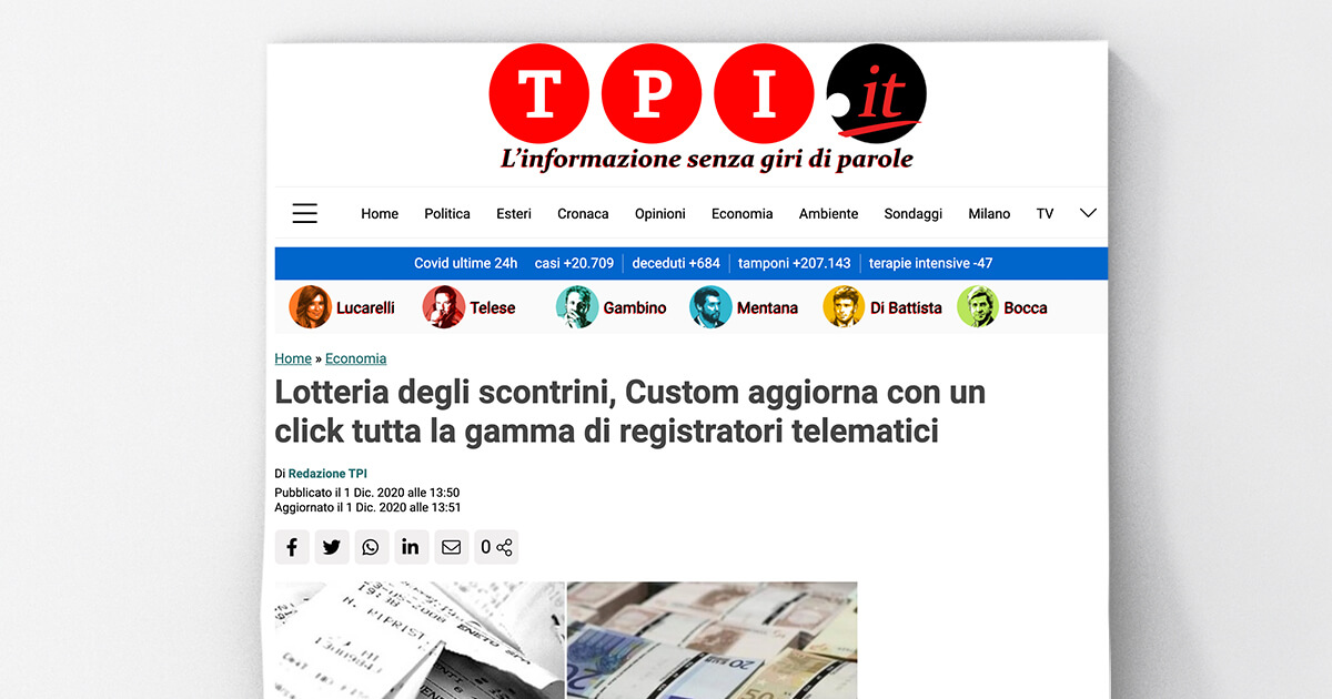 thumb_TPI - Lotteria degli scontrini, Custom aggiorna con un click tutta la gamma di registratori telematici