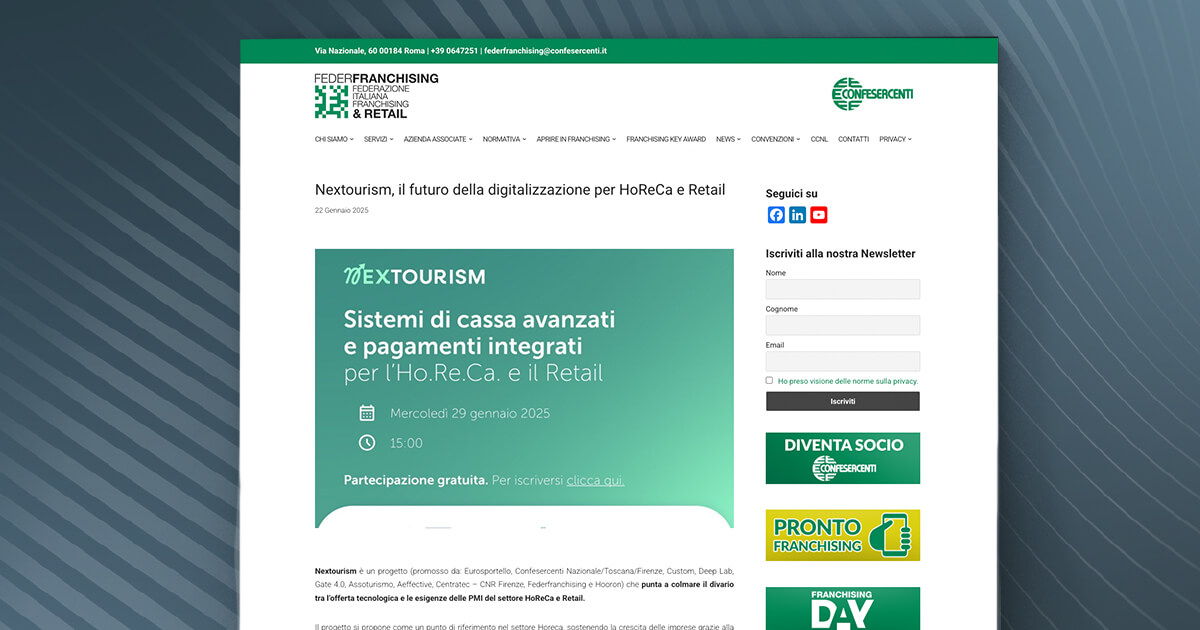 thumb_Federfranchising - Nextourism, il futuro della digitalizzazione per HoReCa e Retail