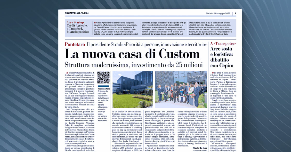 thumb_Gazzetta di Parma - La nuova casa di Custom